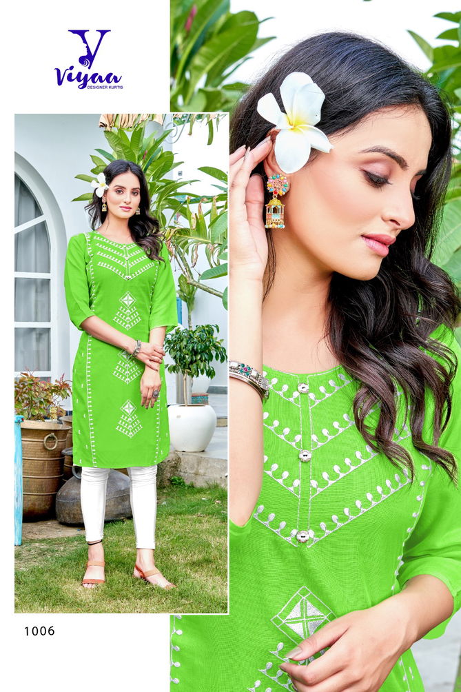 Rang Rasiya V1 By Viyaa Modal Chanderi Designer Kurtis Catalog